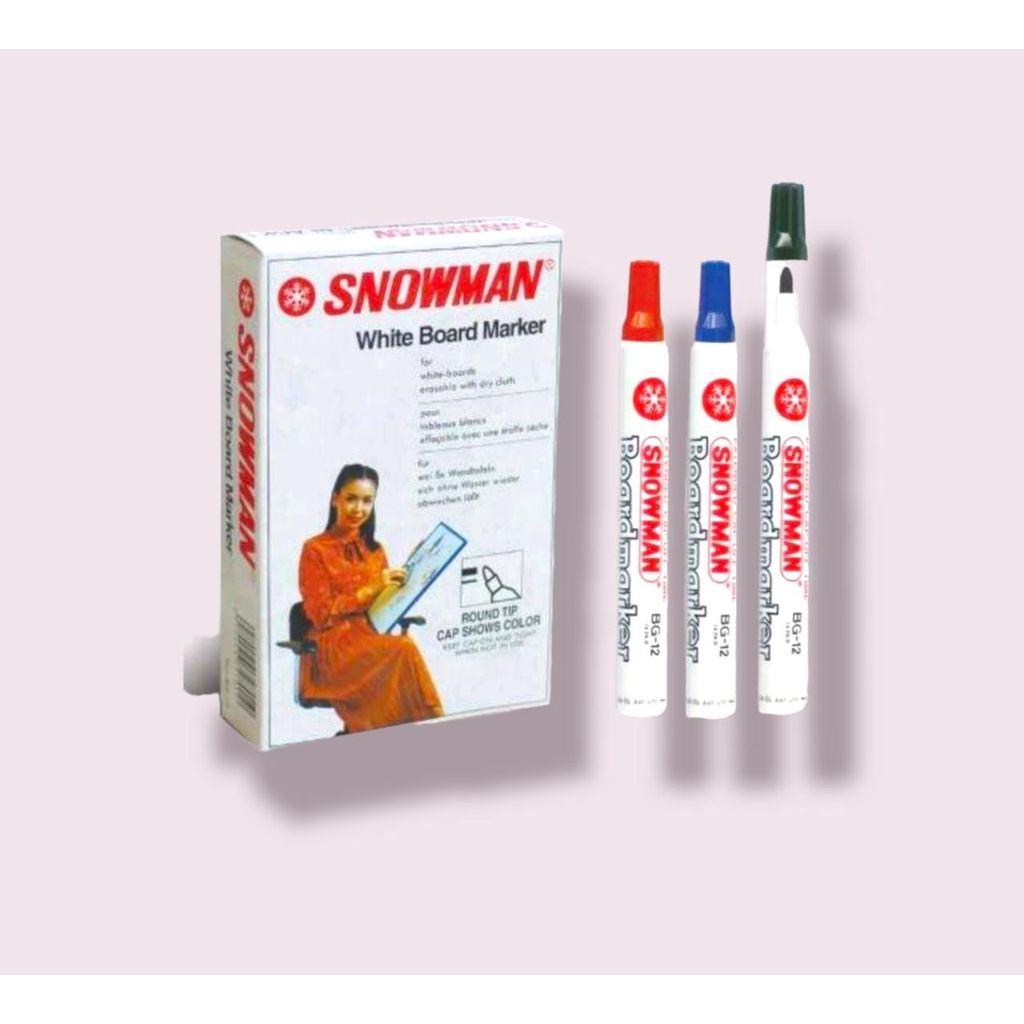 

SPIDOL SNOWMAN WHITE BOARD / BOARD MARKER / SPIDOL PAPAN TULIS