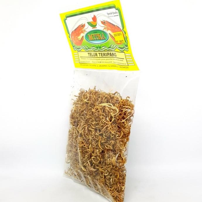

MITRA TELUR TERIPANG 100gr | TRIPANG HASIL LAUT OLEH KHAS ASLI MADURA tab02