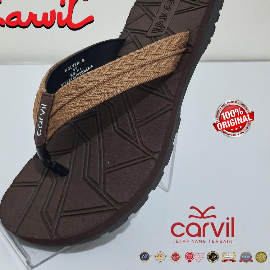 ❈ Sendal Jepit Carvil Pria Premium WOLFER & RENALDO & PIAGIO Adventure Original [DeSutan Store] ❇