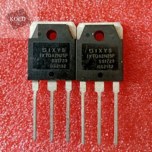 Sparepart IXTQ82N25P IXYS 82N25P Mosfet To-3p 82A 250V Power Class D Halfbridge Kualitas Terjamin