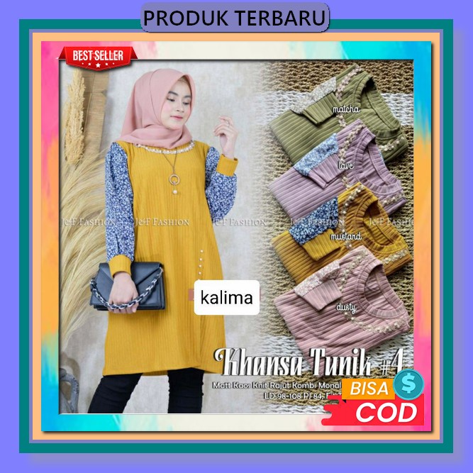 Thalita Tunik / Tunik Remaja / Atasan Wanita Terbaru 2020 /Outfit Muslim Wanita Tunik Sc Tunik Impor