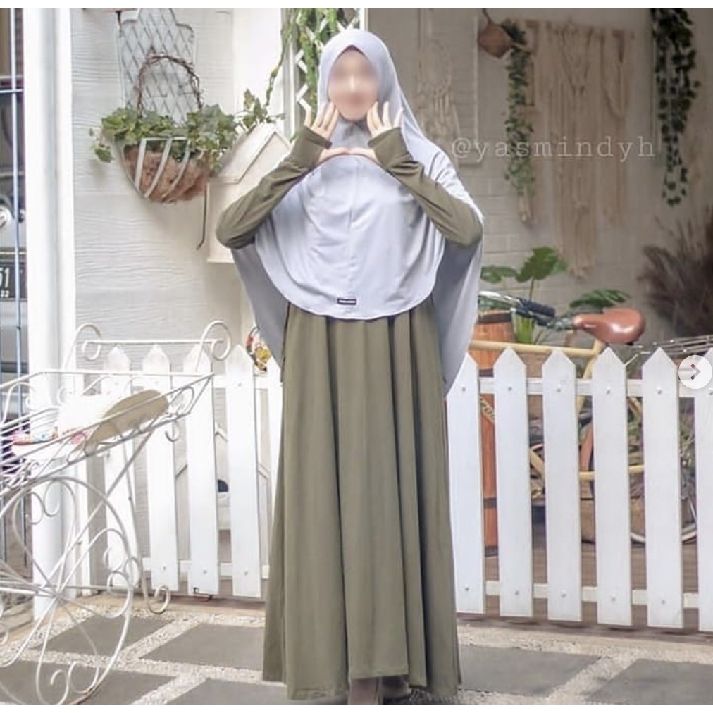 Passion Of Syari - Misty Dress gamis manset handsock dress Gamis Syari Katun Hari raya