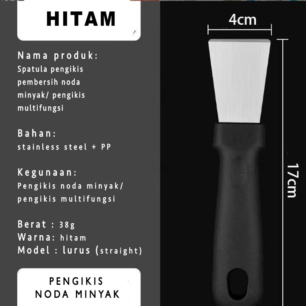 Spatula Pengikis Pembersih Noda Dan Dapur