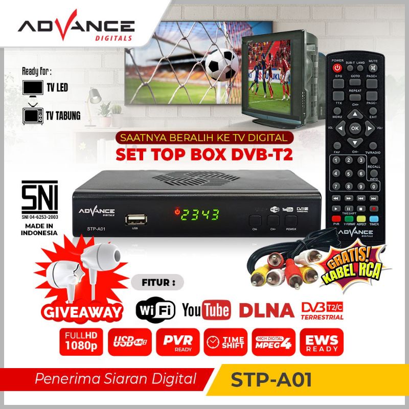 Advance STP-A01 Set Top Box TV Digital Receiver