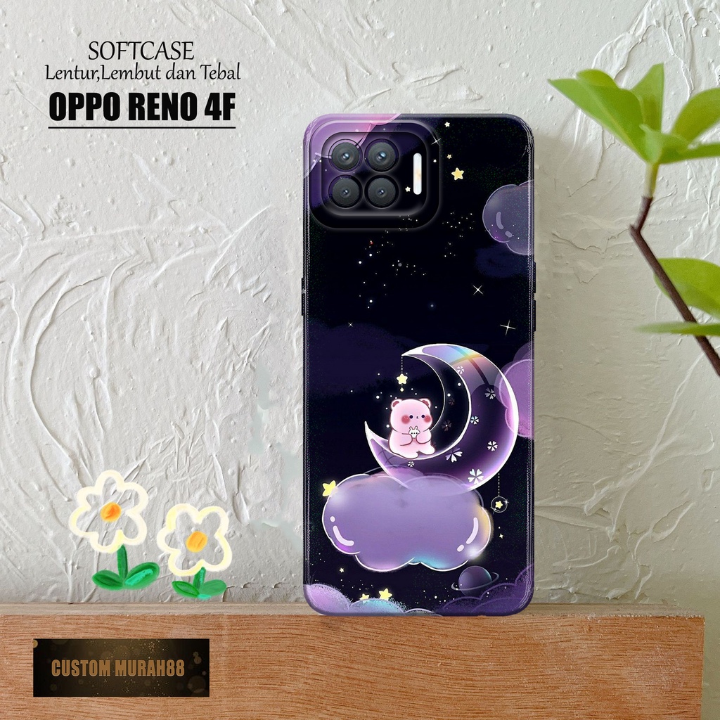 Case Hp Oppo Reno 4F Terbaracu - Fashion Case KARTUN - Casing Oppo Reno 4F Terbaru - Softcase Hp Opp