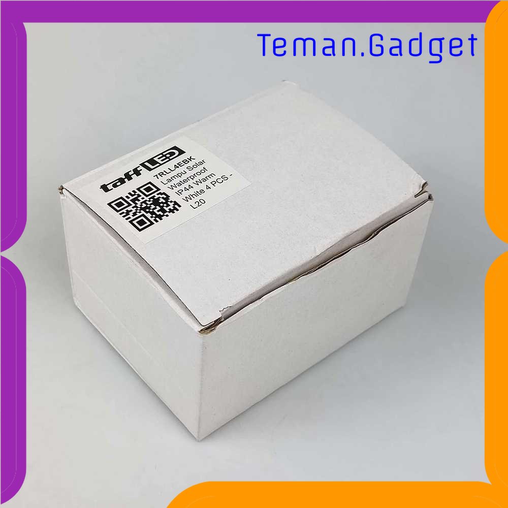 TG-LMP TaffLED Lampu Taman Hias Solar Sensor Cahaya IP44 Warm White 4 PCS - L20