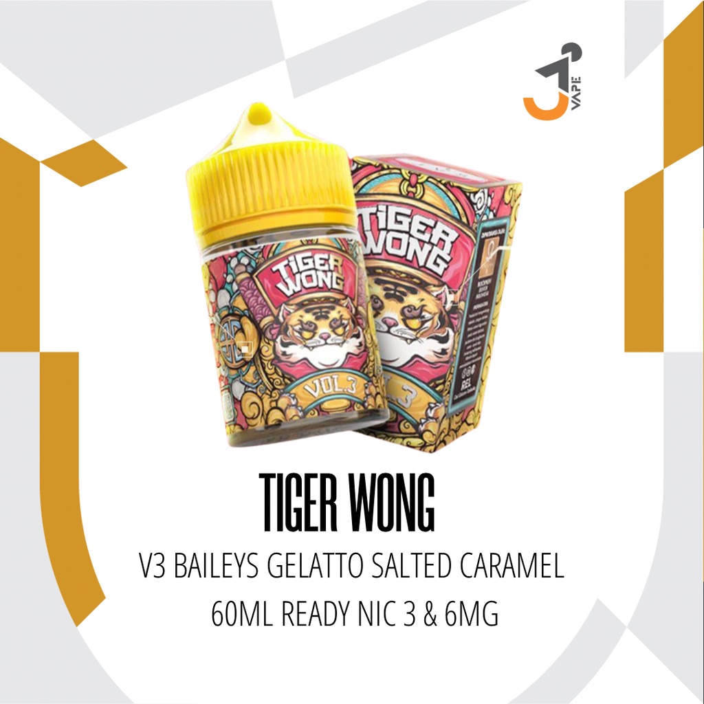 TIGER WONG GELATO SALTED CARAMEL  V3 60ML 3MG 6MG