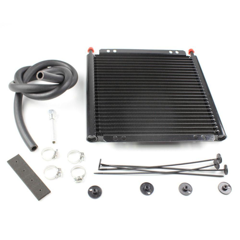 Quinton Transmission Oil Cooler Universal Pengganti Otomatis Manual Aluminium Teletransmission Convertor Rapid Cool Plate