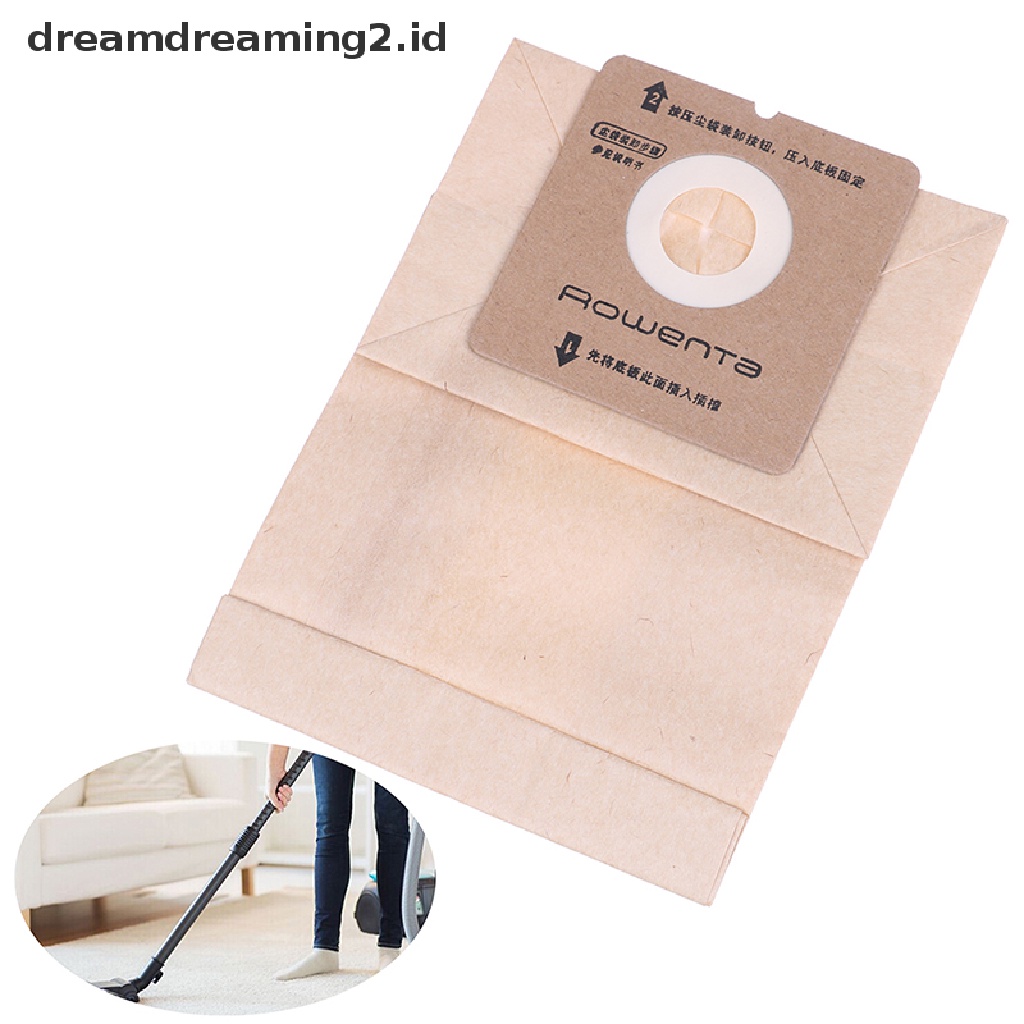 (dream) Universal vacuum cleaner bags Kantong Debu Kertas Ganti Untuk rowenta zr0049 zr0007.