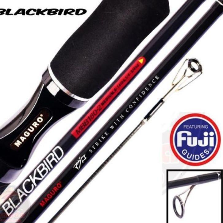 Diskon Irit [COD] Joran Maguro BLACKBIRD | 120cm | 135cm | 150cm | 165cm | 180cm |