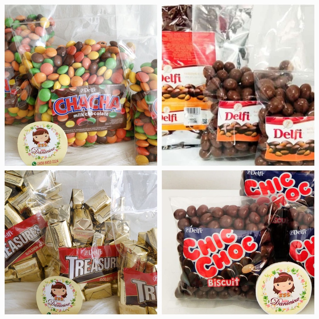 

500gr Coklat DELFI Best Seller Chacha / Maltitos / Chic Choc / Treasure dll (SCP)