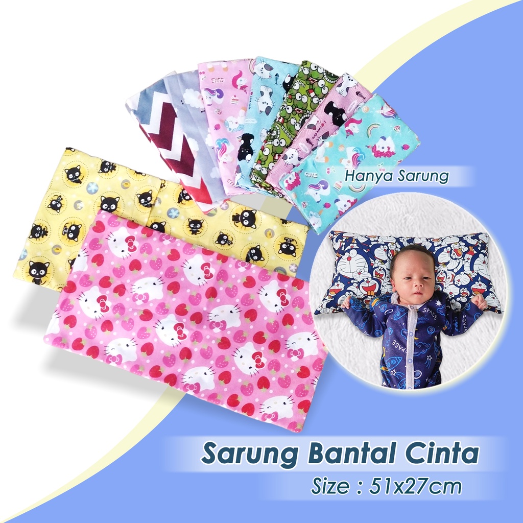 Sarung Bantal Cinta Mini Anak Motif Karakter Random Motif Boy &amp; Girl