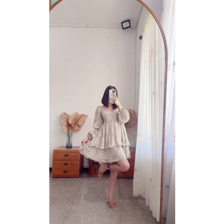 Arumi mini dress/mini dress/dress bunga bunga/mini dress bunga/sexy dress/jukizamshop/