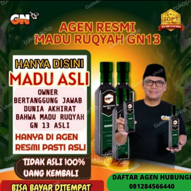 

Madu Ruqyah - GN13 madu GN 13 - GN 13 - madu GN tiga belas - madu premium