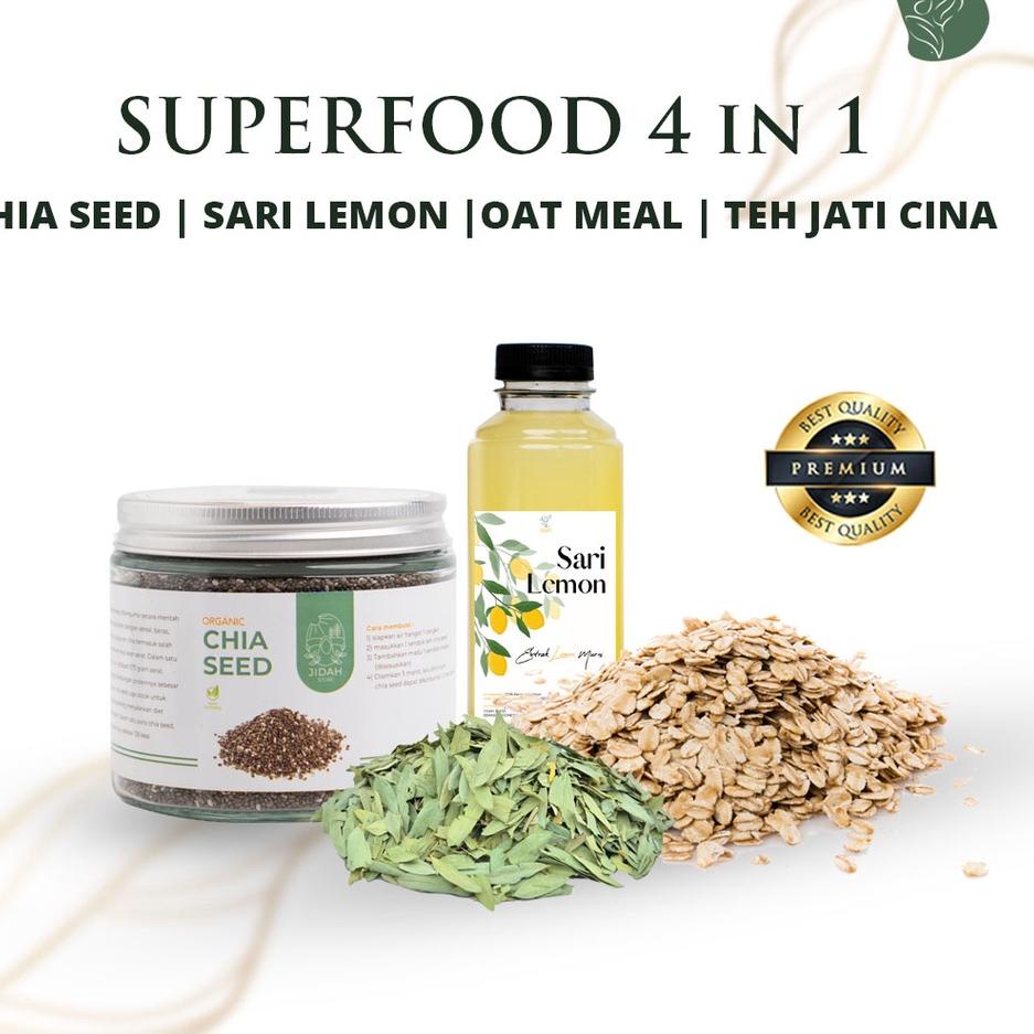 

☃ Paket Diet Super Food Asli Chia Seed biji chia Asli non GMO ✥