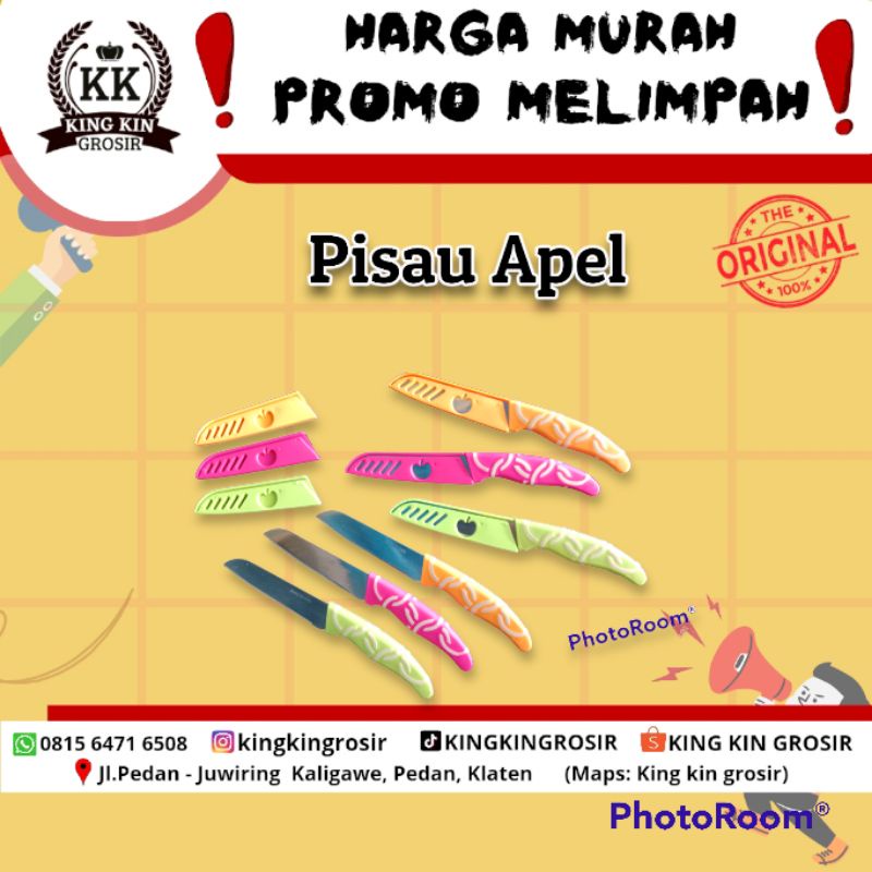 Pisau Apel / Pisau Plastik / Pisau kecil