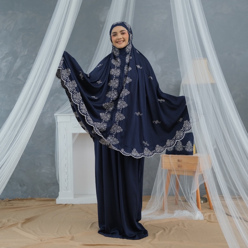 Mukena dewasa elmira bordir mewah