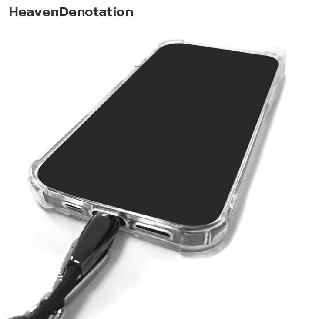 [HeavenDenotation] Universal Crossbody Nylon Patch Phone Lanyards Tali Ponsel Strap Lanyard HDV