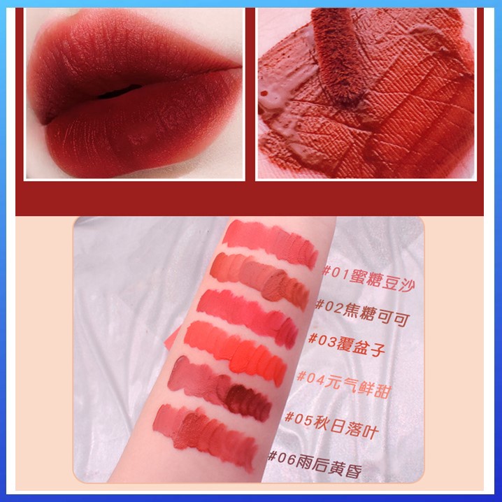 LAMEILA LIpstick Cair Kosmetik Glaze Velvet Metal Bibir Makeup Kecantikan Lip Tint Lip Gloss MC-1029