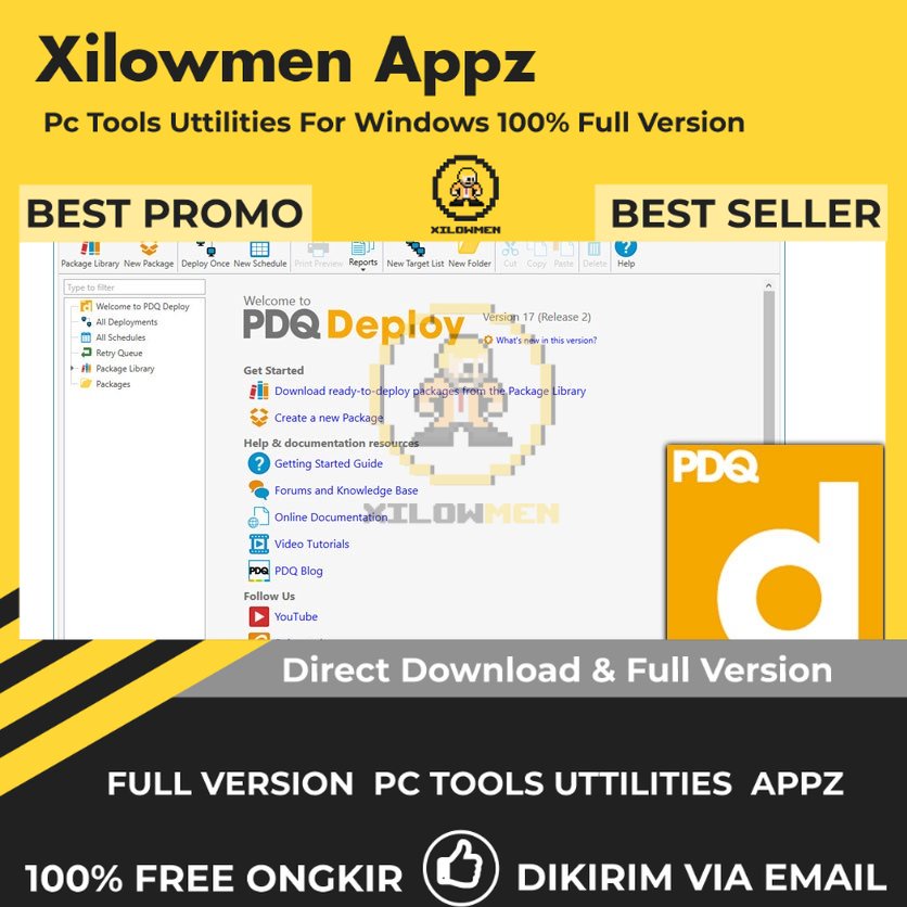 [Full Version] PDQ Deploy Pro PC Tools Software Utilities Lifetime Win OS