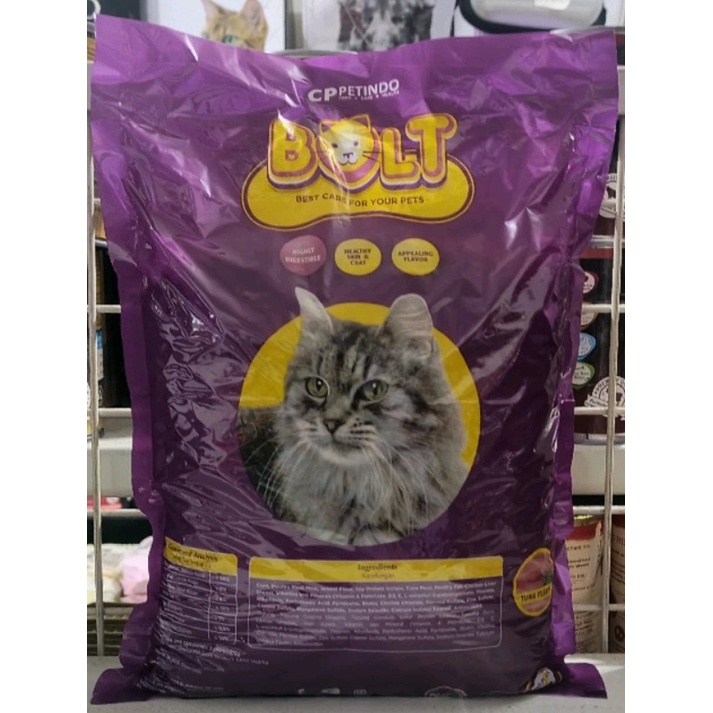 Myg - Makanan Kucing Bolt Tuna Kemasan 1 Kg