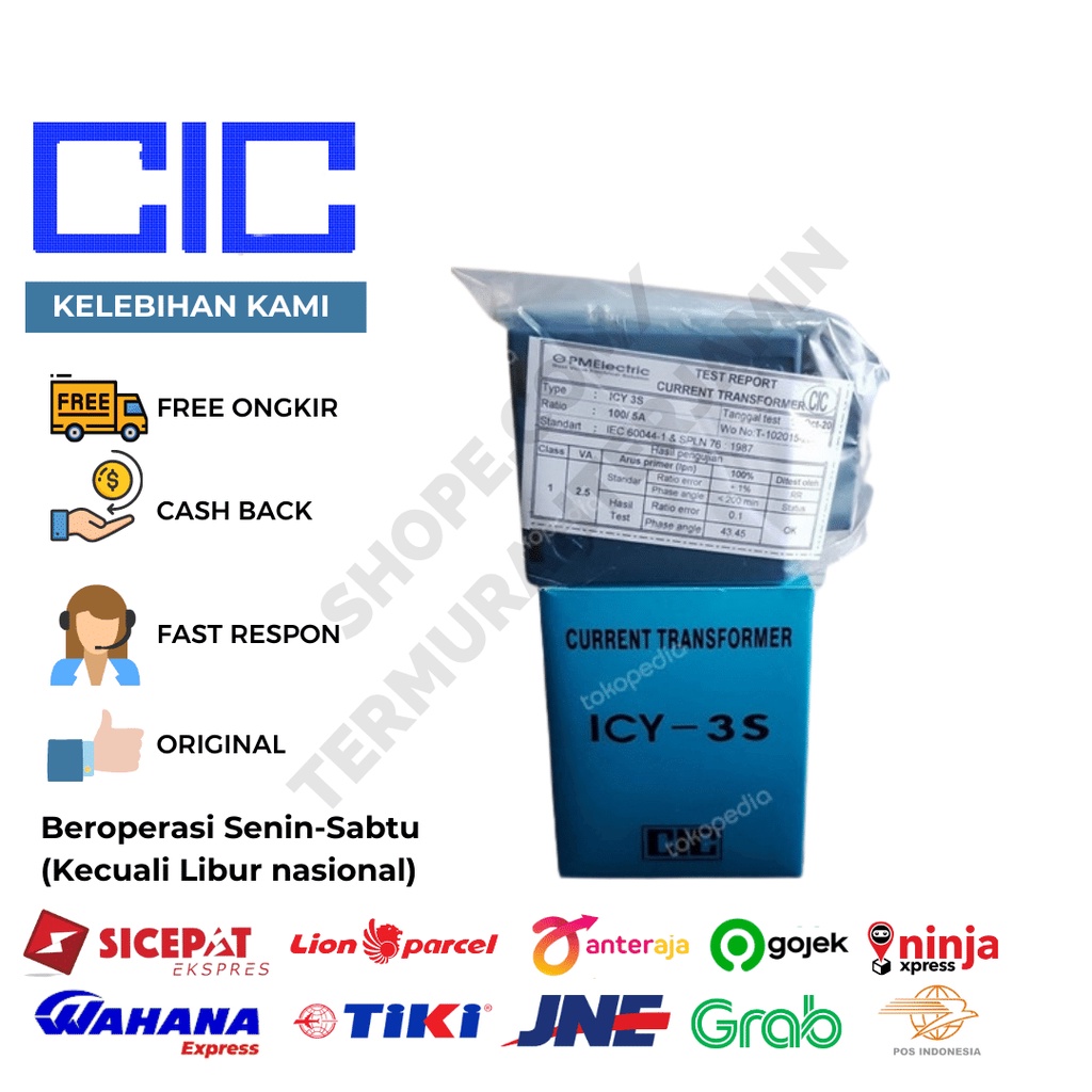 CIC CURRENT TRANSFORMER / CT ICY-3 150/5A