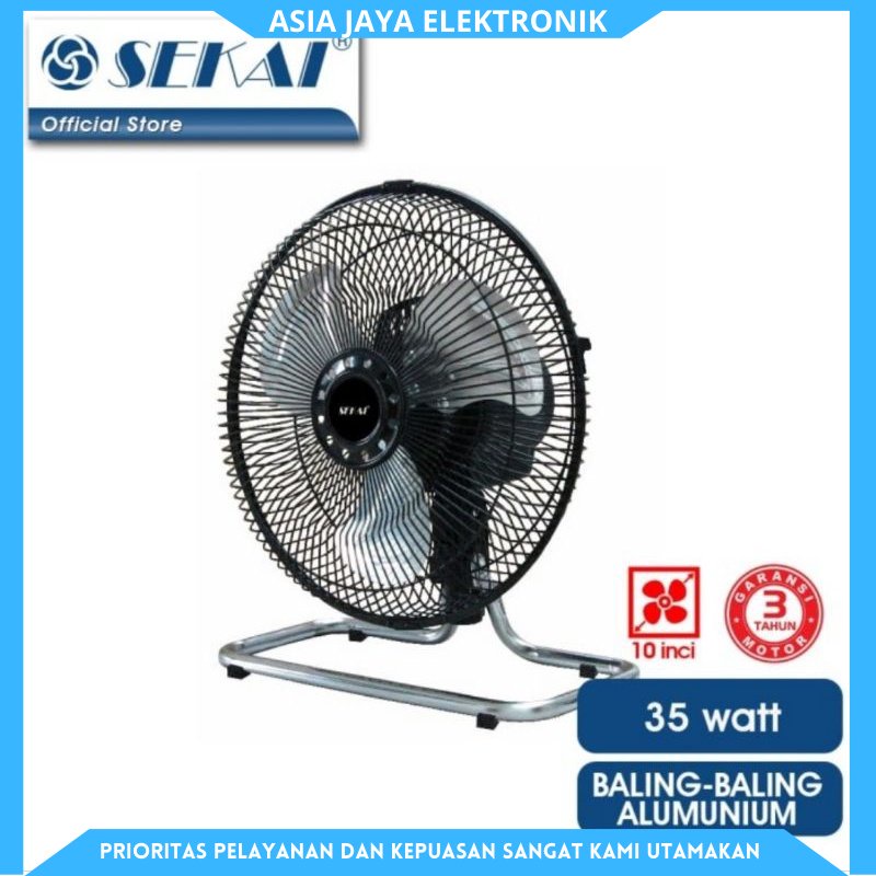 SEKAI HFN-1060 Kipas 2 in 1 Meja Dan Dinding 10 Inch 100% Gulungan Tembaga