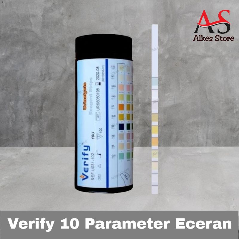 Verify 10 Parameter Ecer   Strip Test Urine Verify 10 Parameter Ecer