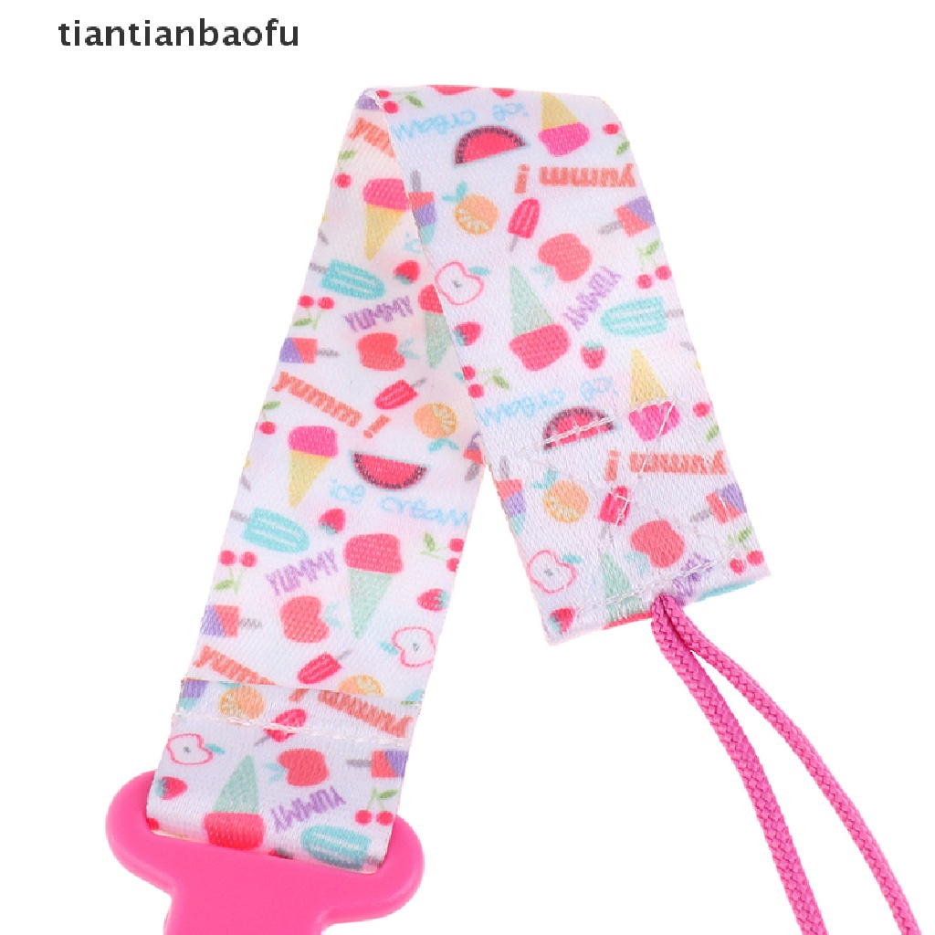 [tiantianbaofu] 1pc Klip Dot Bayi Rantai Dummy Clip Nipple Holder Untuk Nipples Boutique