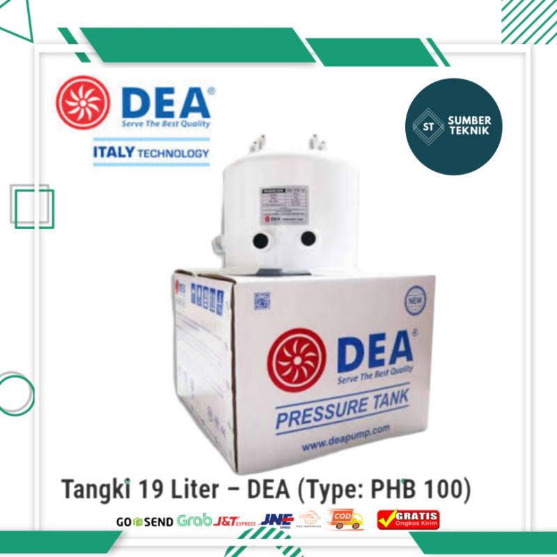 DEA Pressure Tank 19 Liter / Tangki Tabung Angin Pompa SANYO PHB 100