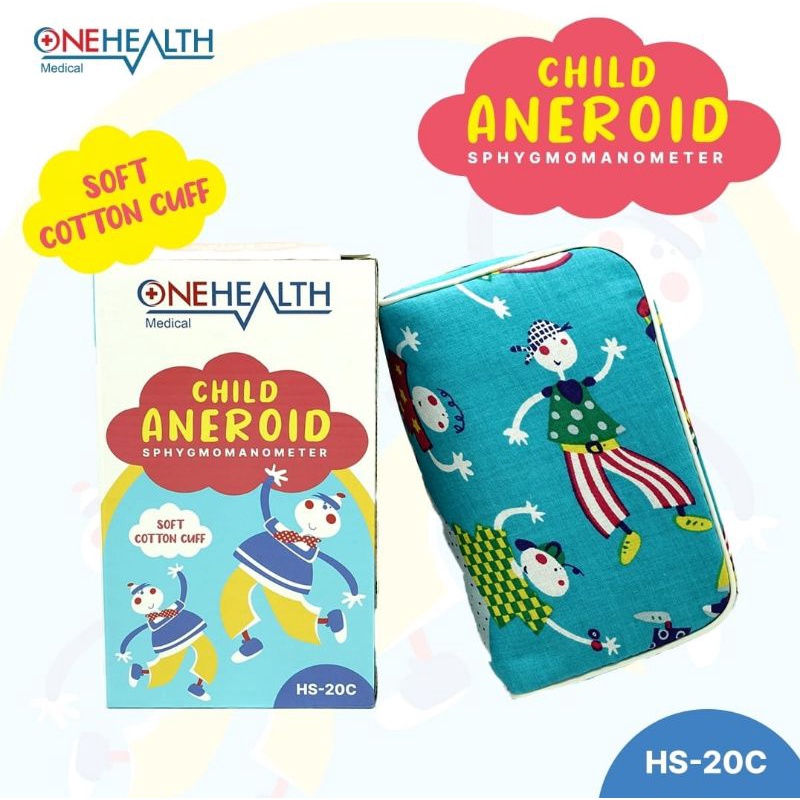 Tensimeter Aneroid Anak ( Bonus Manset Bayi) Onehealth