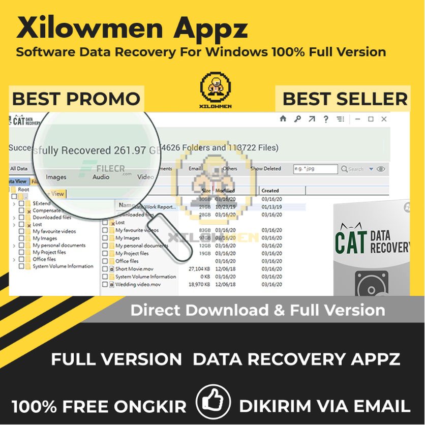 [Full Version] CAT Data Recovery Pro Lifetime Data Recovery WIN OS