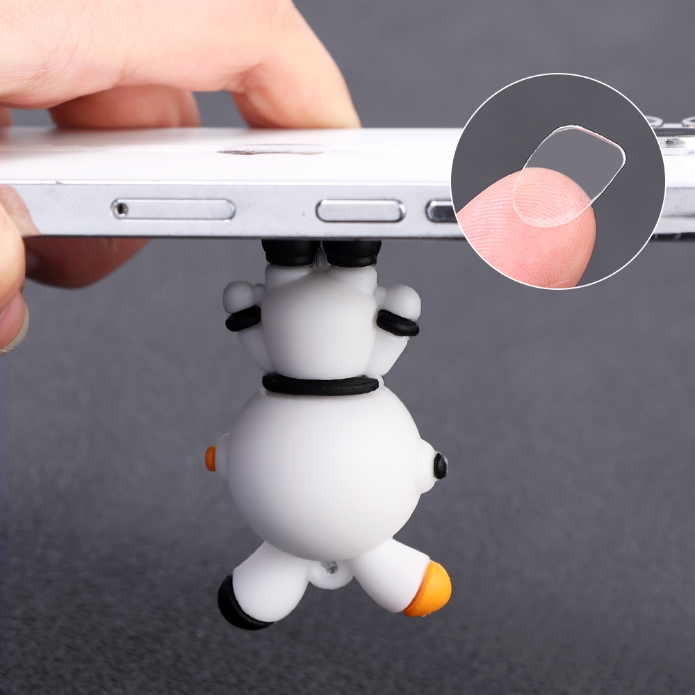 1per10lembar No tailoring Clear Nanogel Universal Traceless Balon Stiker Perekat Kuat Lem Dua Sisi Stretchable Fixing Dot Tapes Untuk Boneka Foto Mobil Ornamen