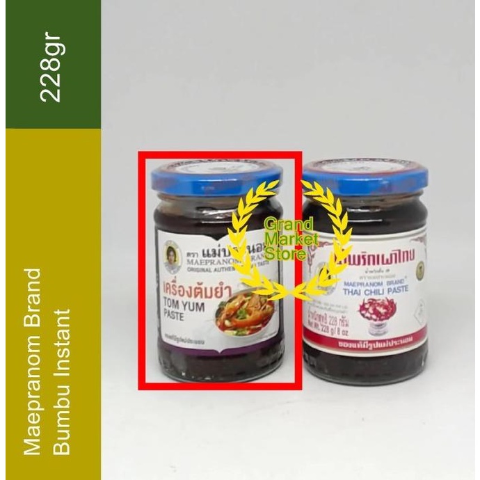 

Maepranom Thai Chili Paste 228gr - Maepranom Tom Yum Paste 228gr
