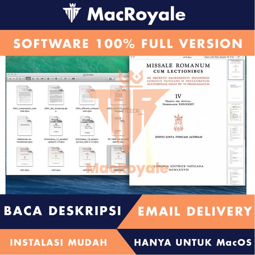 [MacOS] DjVu Reader Pro Full Version Lifetime Full Garansi