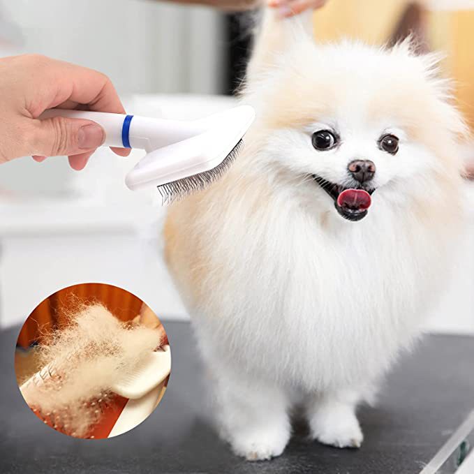 [FREE BONUS]Pet Brush MERAH Sisir Bulu Kucing/Anjing Pet Grooming