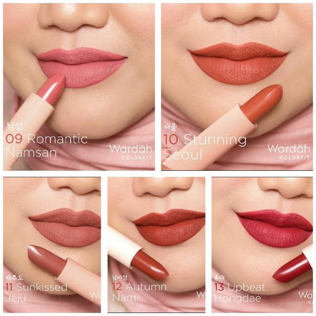 Wardah Colorfit Ultralight Matte Lipstick | Korean Series