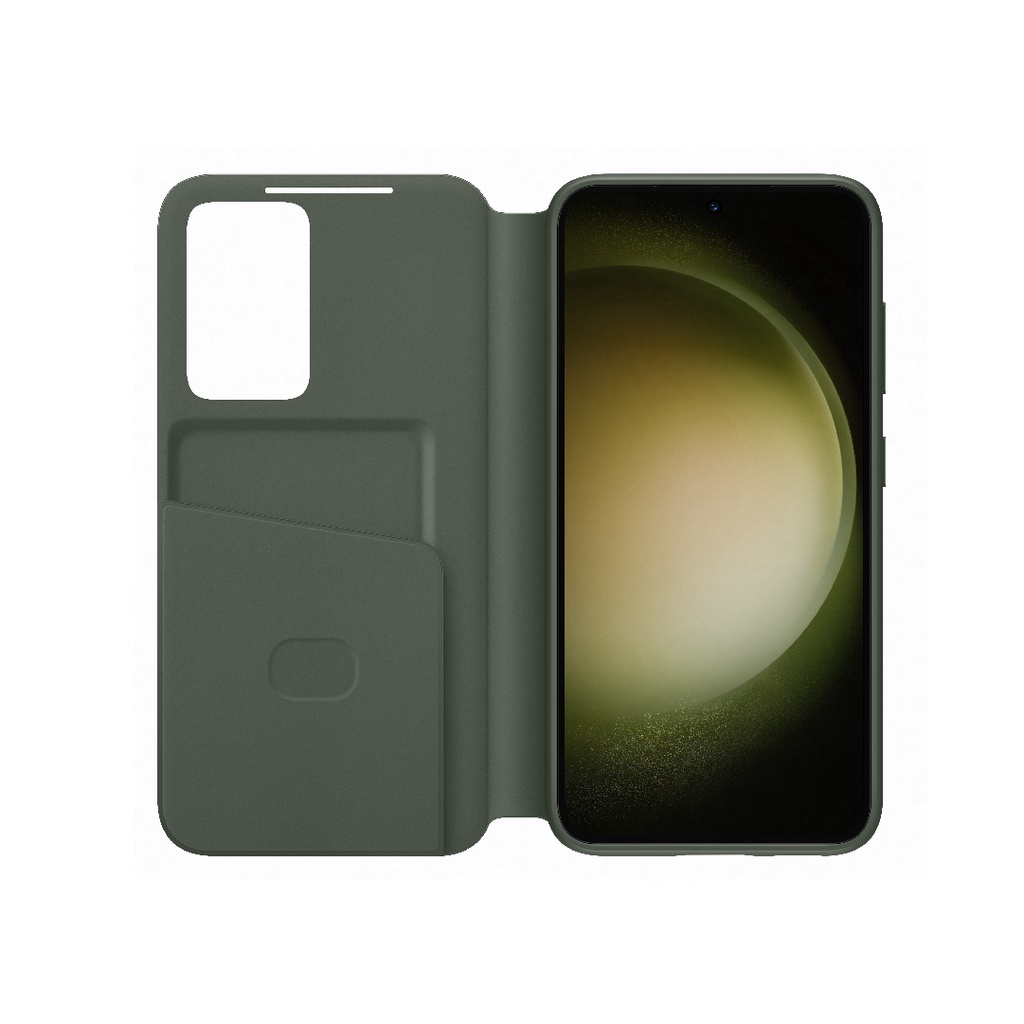 Casing Samsung Galaxy S23 S23+ Plus Ultra Smart View Wallet Flip Slot Kartu Case Dompet