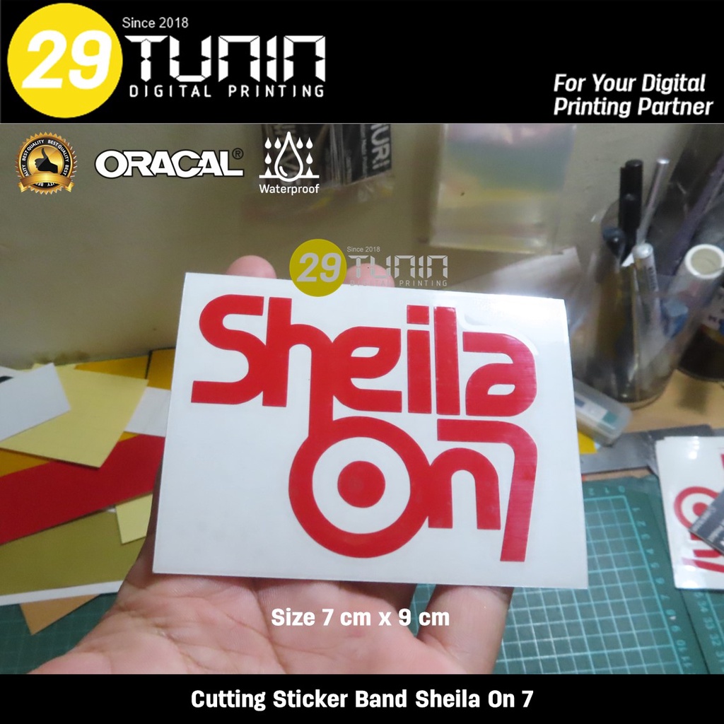 Cutting Sticker Stiker Band Sheila On 7