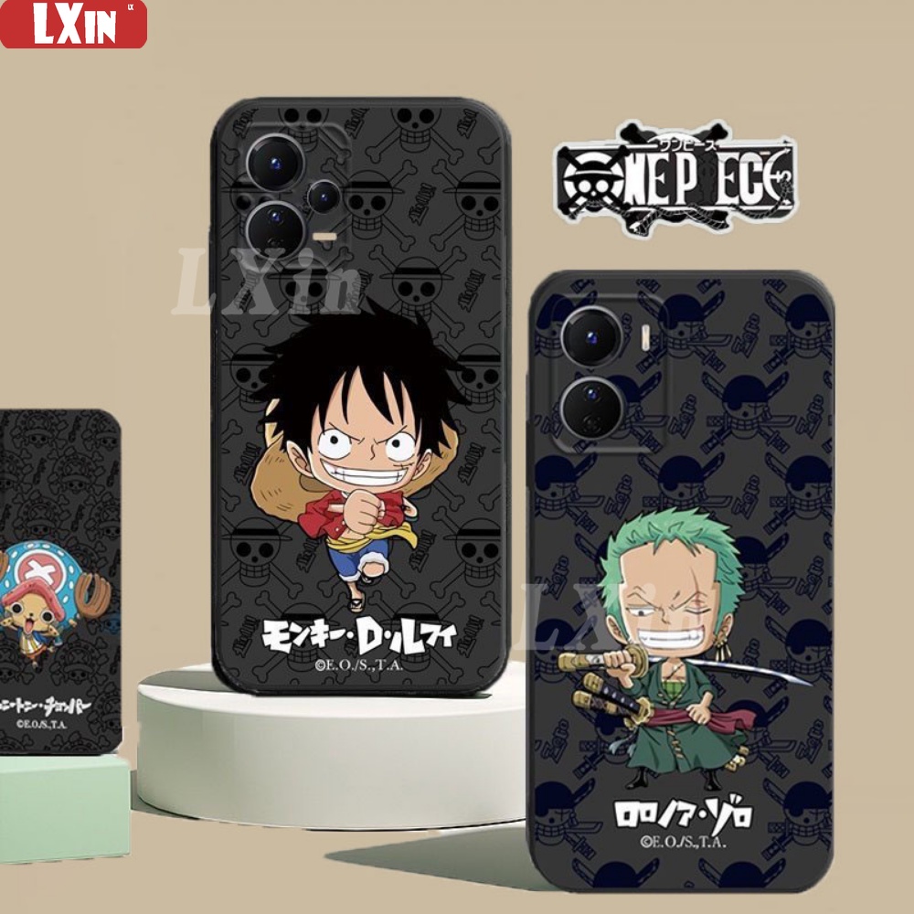 One Piece Zoro Dan Chopper Case Kompatibel Untuk Iphone14 Pro Max 14Pro 13ProMax 12 12ProMax 11 11Pro 11ProMax Soft Silicone Phone Cover