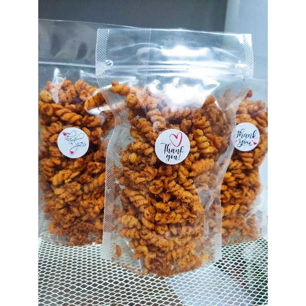 MAKARONI Ulir Pedas 80 Gr *