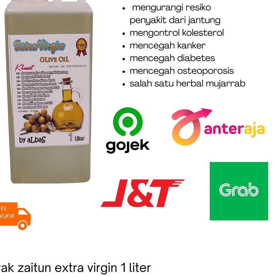 

♙ Minyak Zaitun Extra Virgin 1liter BY aLBas 1 Liter ❃