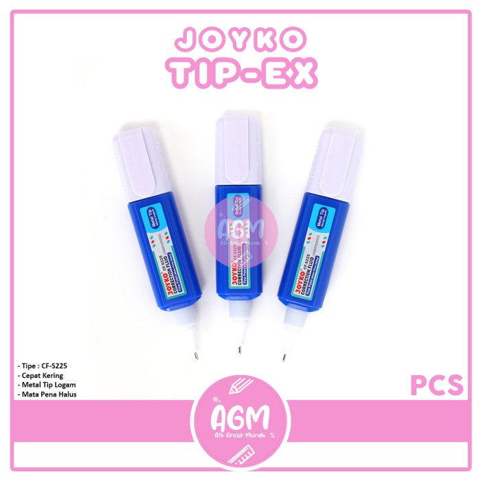 

JOYKO - Correction Fluid ( Tip-ex Cair ) CF-S225 - Pcs