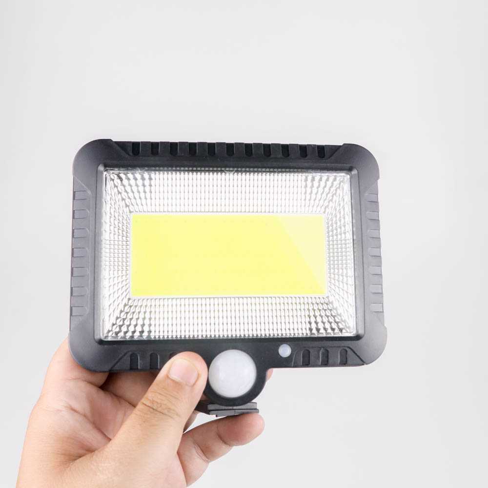 (BISA COD) FTIHSHP YuYiYuan Lampu Dinding Solar Sensor Gerak Waterproof 100LED Cool White - JP-F56