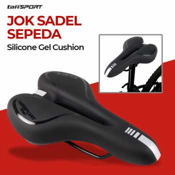 Jok Sadel Sepeda Bike Saddle Silicone Gel Cushion