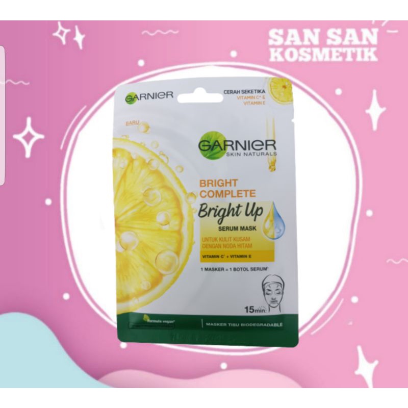 GARNIER SERUM MASK BRIGHT UP