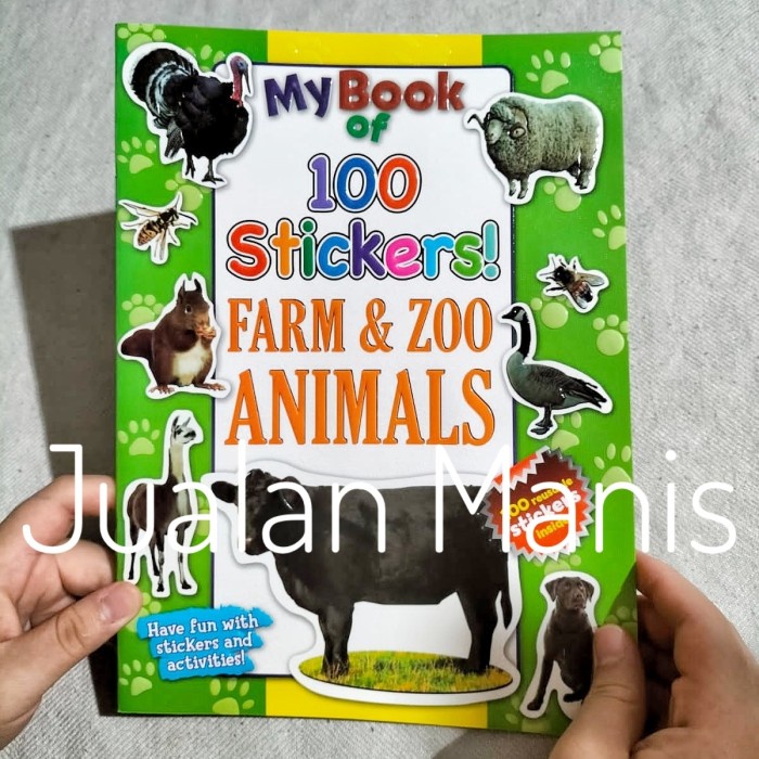 

Buku Belajar Anak Seri Binatang Ternak Farm N Zoo 100 Sticker Book