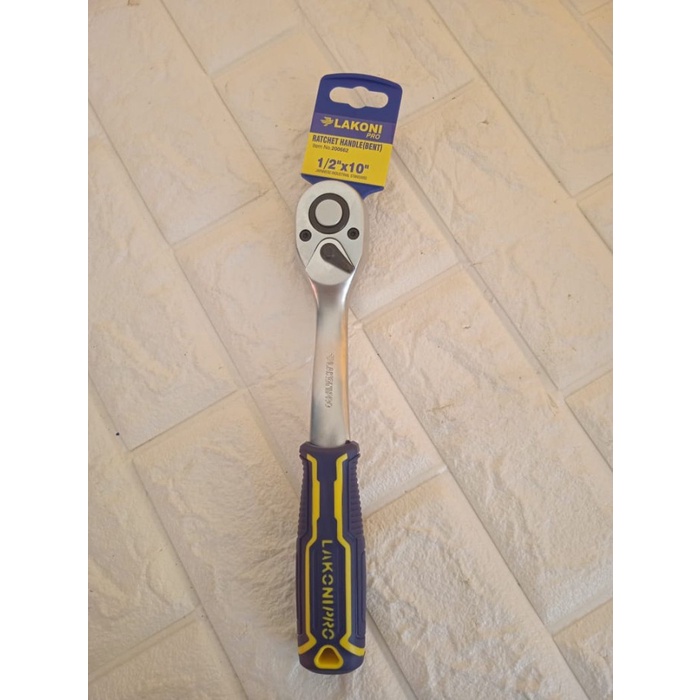 Shock Lakoni Pro Gagang Sock Handle Rachet 1/2" X 10" Inch Ratchet Shock Sok