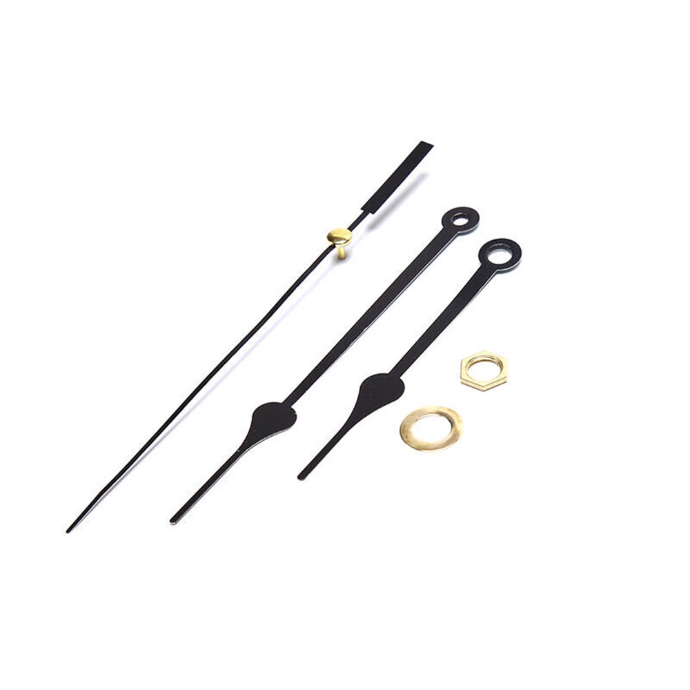 Jam Quartz Dinding Senyap Perangkat Pengganti Cardioid Long Pointer Parts Set