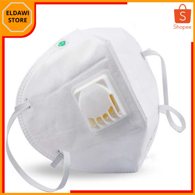 (BISA COD) ELDAWI - 3D Masker Filter Udara Anti Polusi Respirator N95 - 9001V